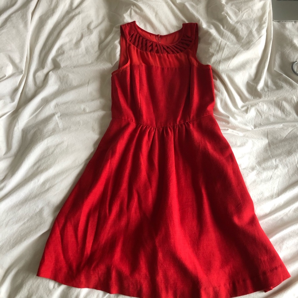 Women’s red short dress